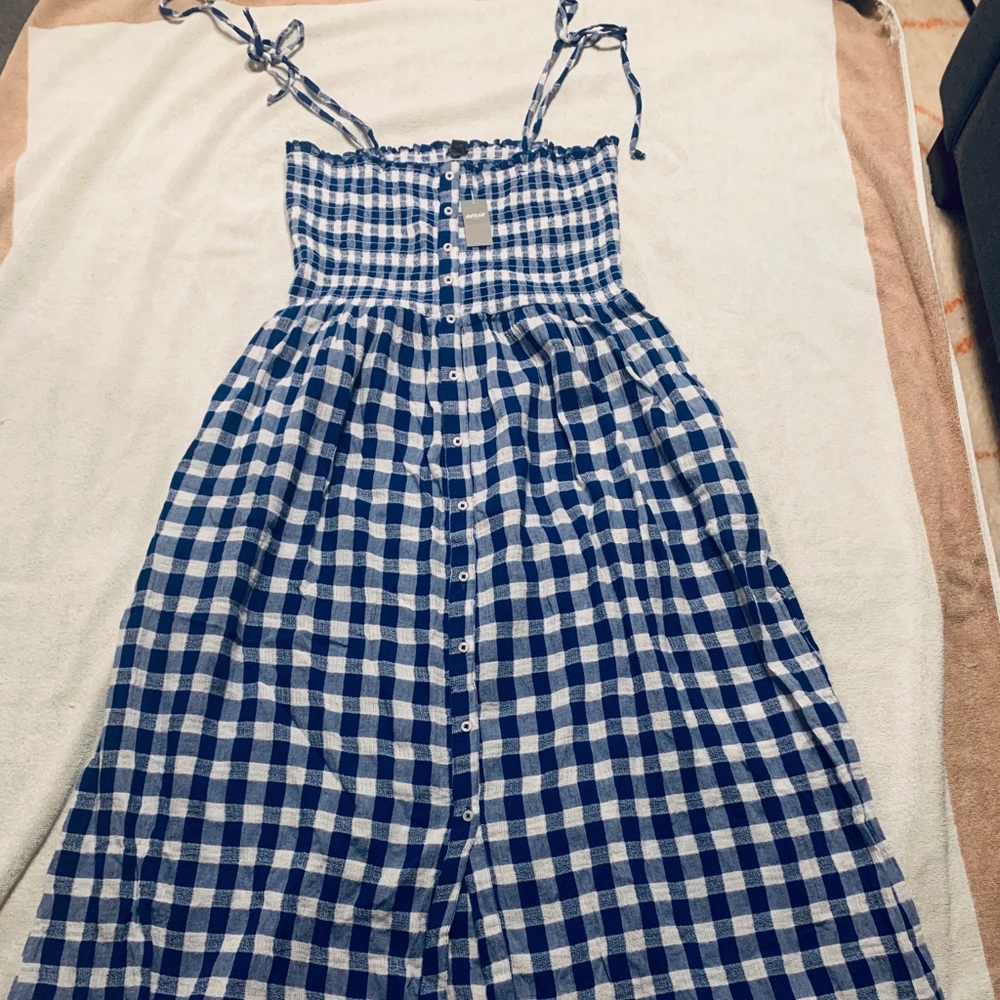 Aerie brand Gingham Maxi Dress